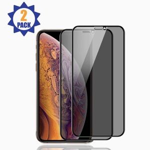 2 Screen Protectors iPhone XR/11, AntiSpy Tempered
